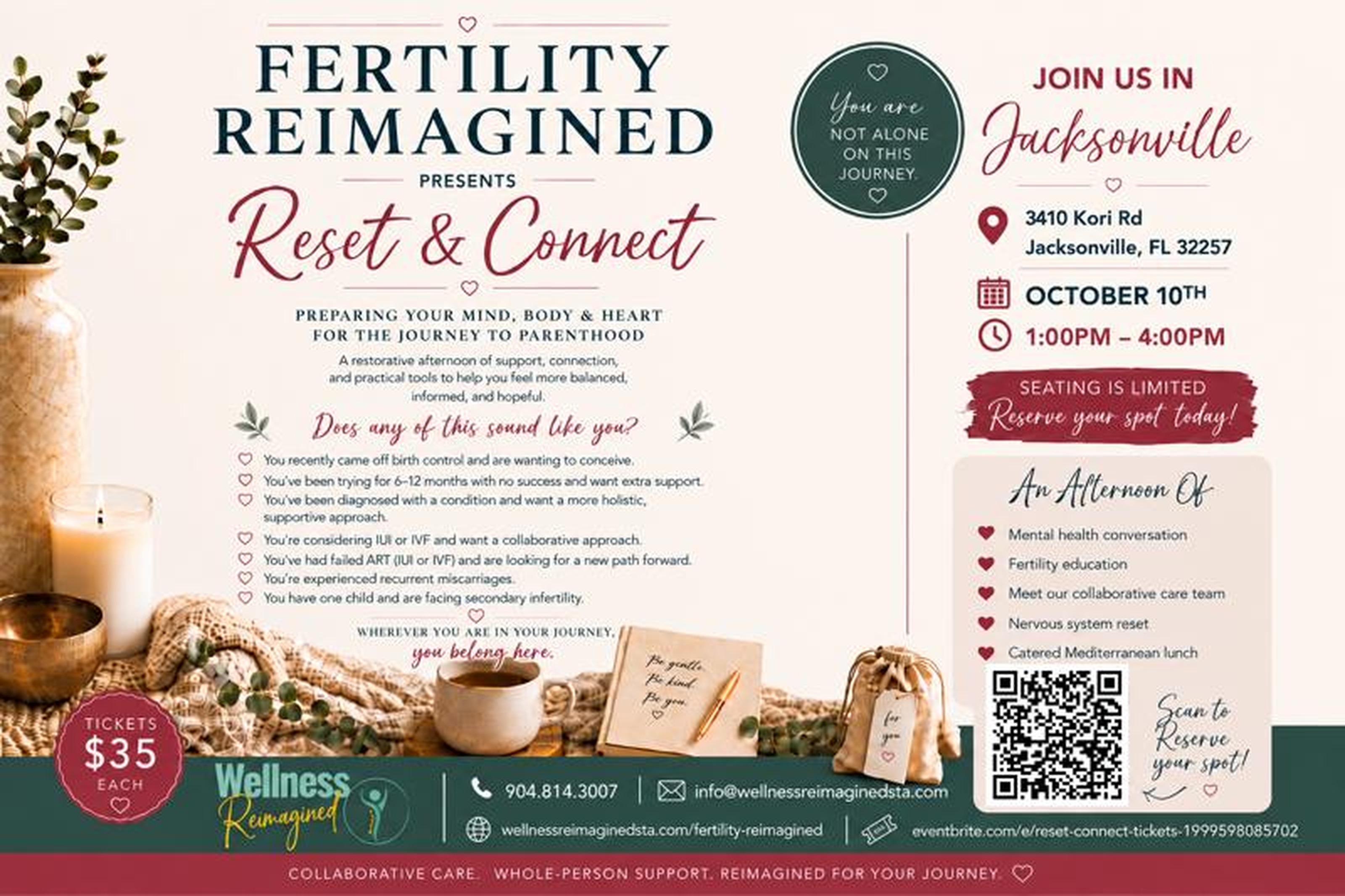 Reset & Connect — October 10, 2026 — Pestle and Potions, Jacksonville